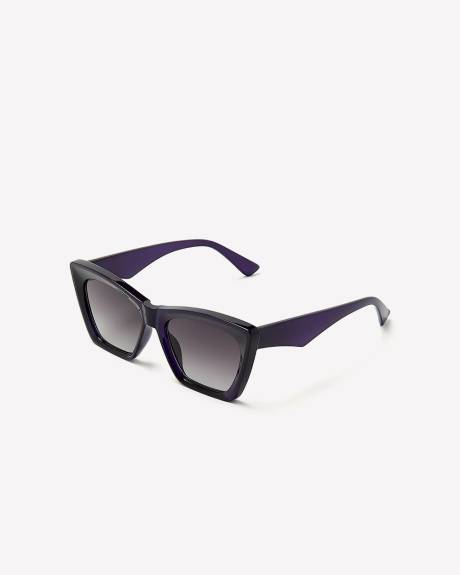 Purple Cat-Eye Sunglasses