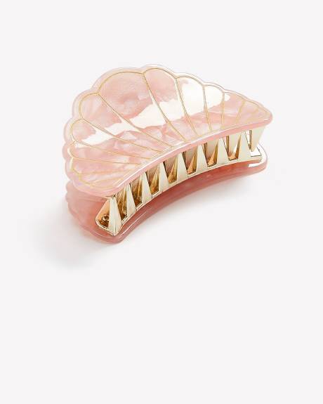 Seashell-Shaped Hair Clip