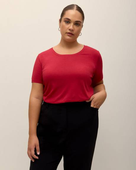 Boyfriend-Fit Short-Sleeve T-Shirt - PENN. Essentials
