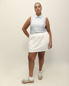 Responsible, Woven Skort with Elastic Waistband - Active Zone