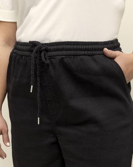 Responsible, Knit-Like Denim Shorts - d/C JEANS