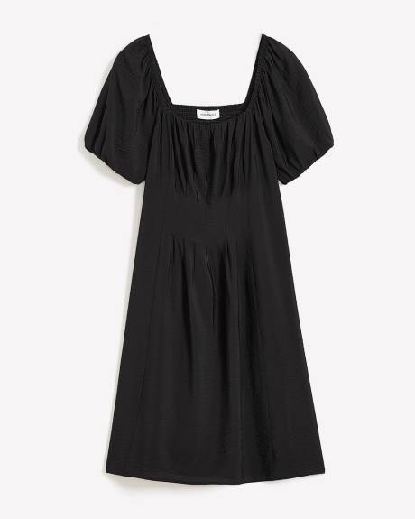 Responsible, A-Line Dress with Pleated Front Waist - Addition Elle