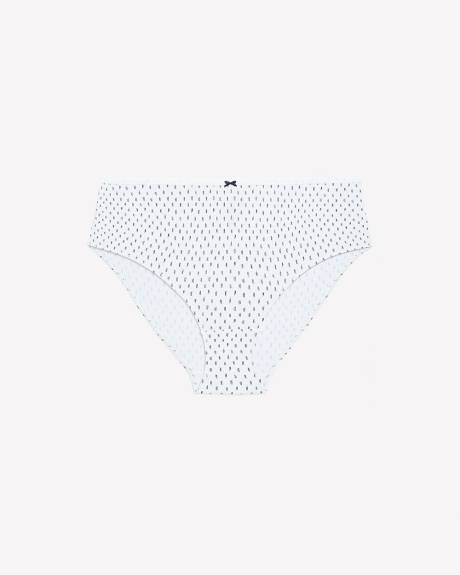 Culotte échancrée à motif avec taille élastique scintillante - ti Voglio