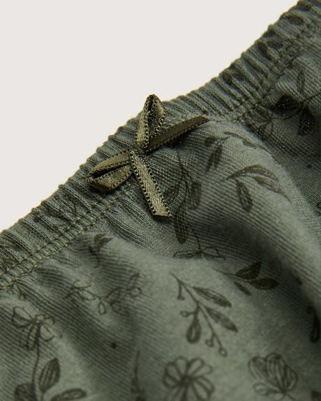 Culotte régulière en coton imprimé - tiVOGLIO