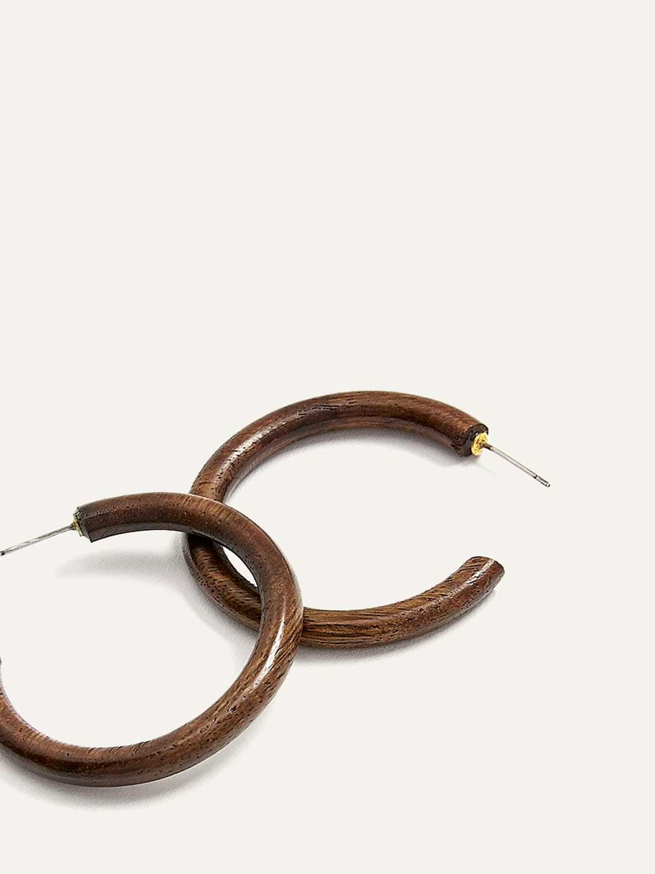 Wood Hoop Earrings Penningtons