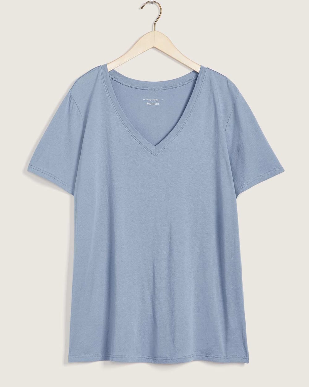 Boyfriend Fit V-Neck T-Shirt - In Every Story