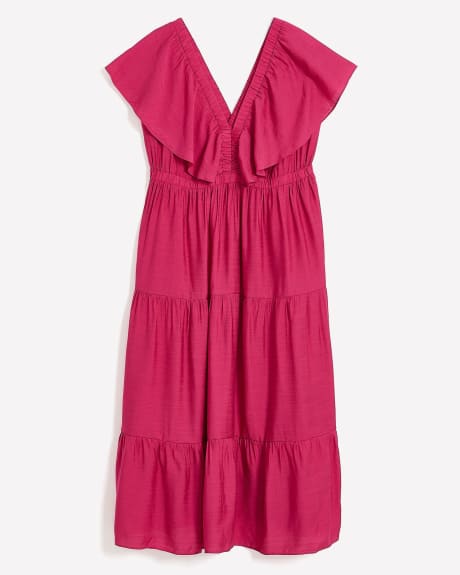Empire Tiered Maxi Dress - Addition Elle
