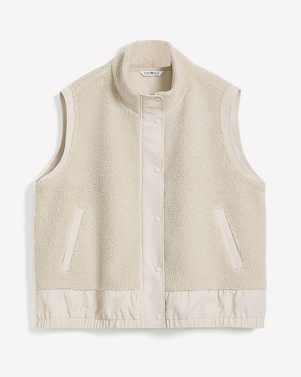 Sherpa Mock-Neck Vest - Active Zone Sherpa Mock-Neck Vest - Active Zone