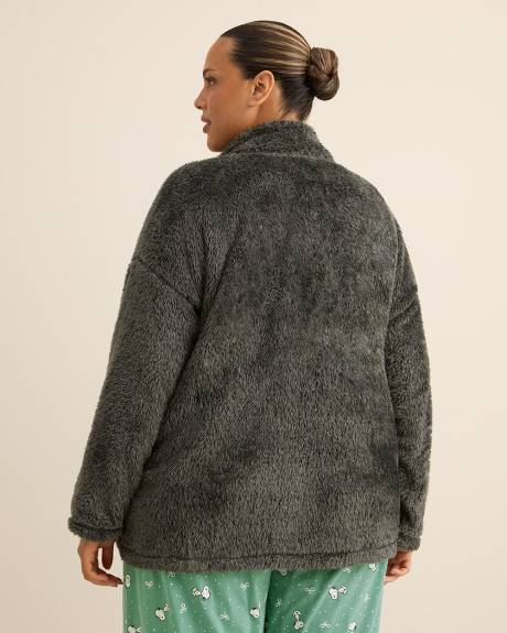 Grey Plush Snoopy Jacket - ti Voglio