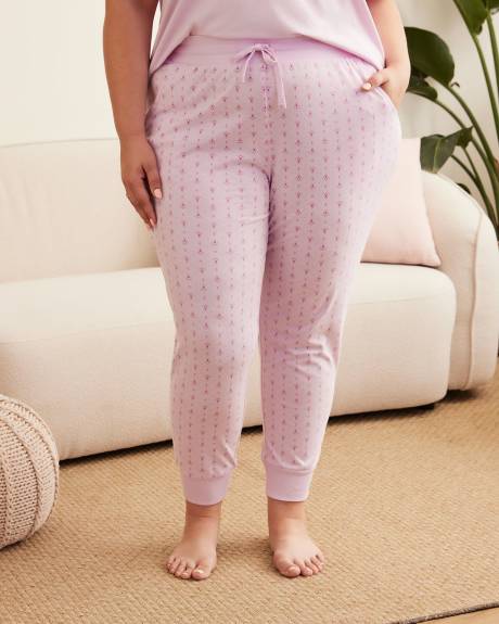 Printed Jogger Capri - ti Voglio
