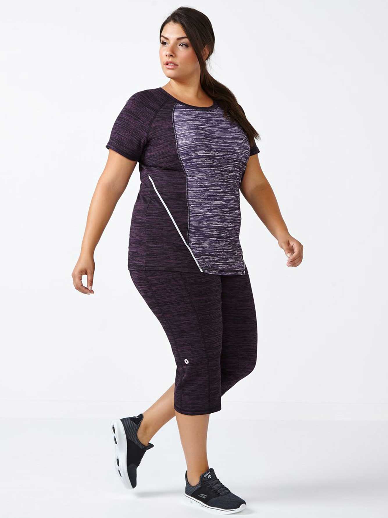 essentials tech plus size yoga capri penningtons plus size yoga