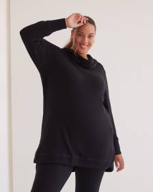 Cowl-Neck Pullover Top - Active Zone