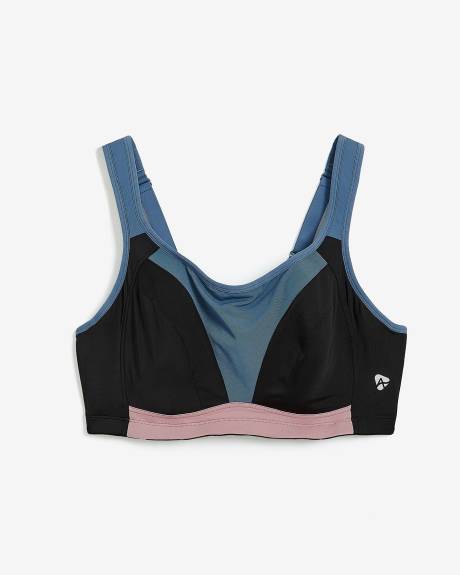 Colourblock Underwire Sports Bra, G-H Cups - Active Zone