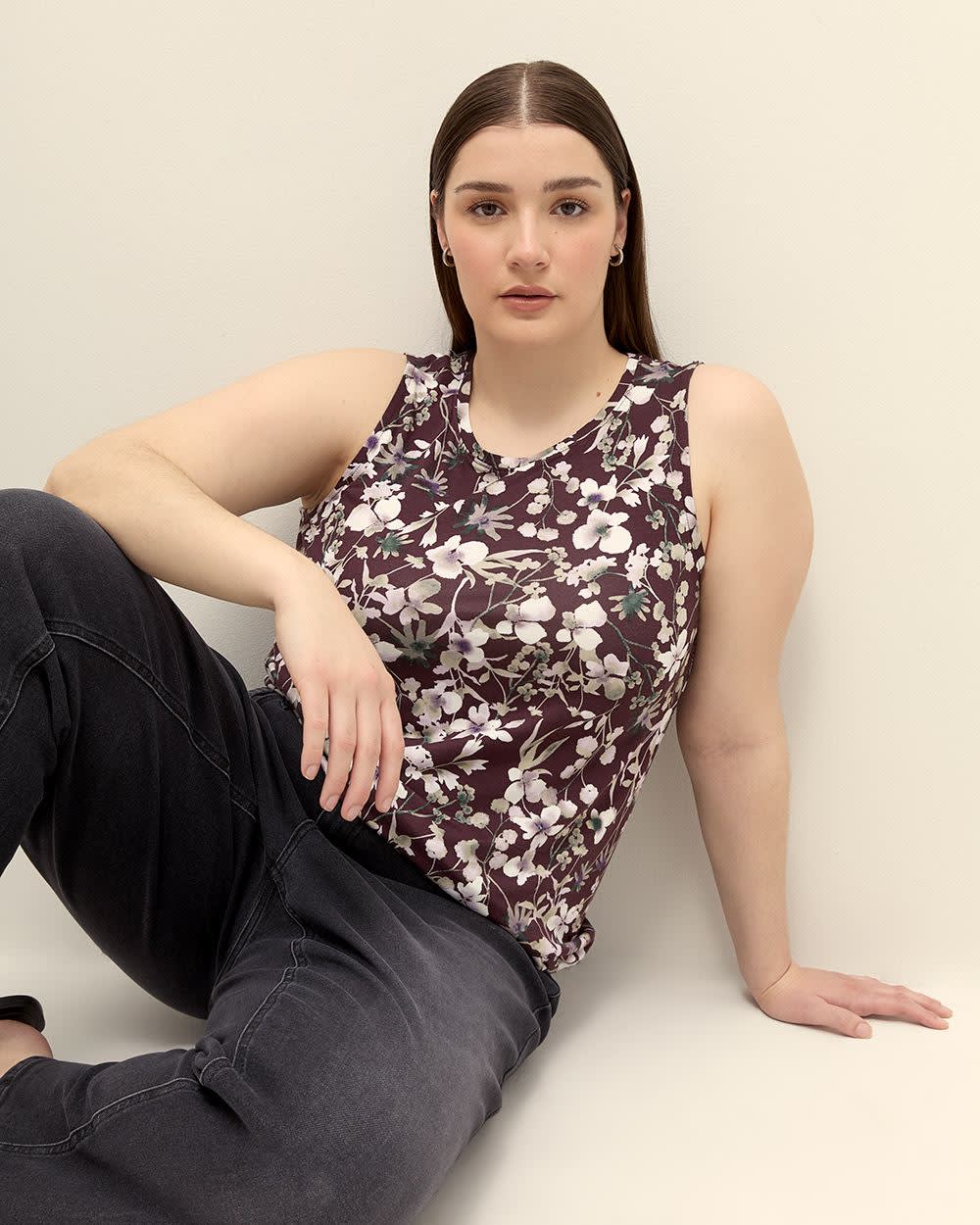 Responsible, Printed Modern-Fit Tank Top - Addition Elle - PENN. Essentials
