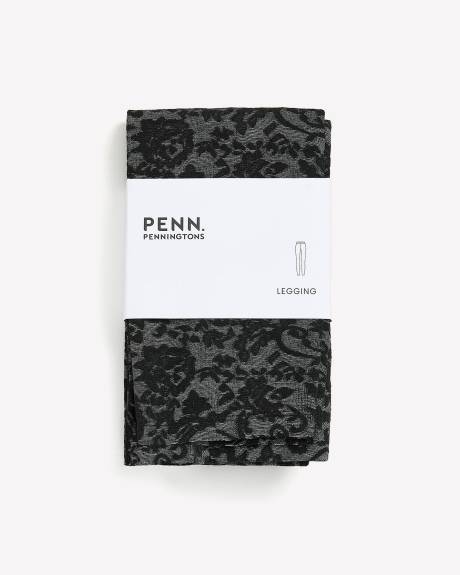Legging texturé tendance à motif dentelle - Essentiels PENN.