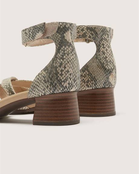 Wide Width, Desirae Lily Block Heeled Sandal - Clarks