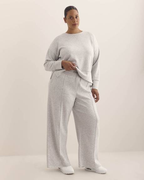 Pantalon en tricot léger à jambe large - Active Zone