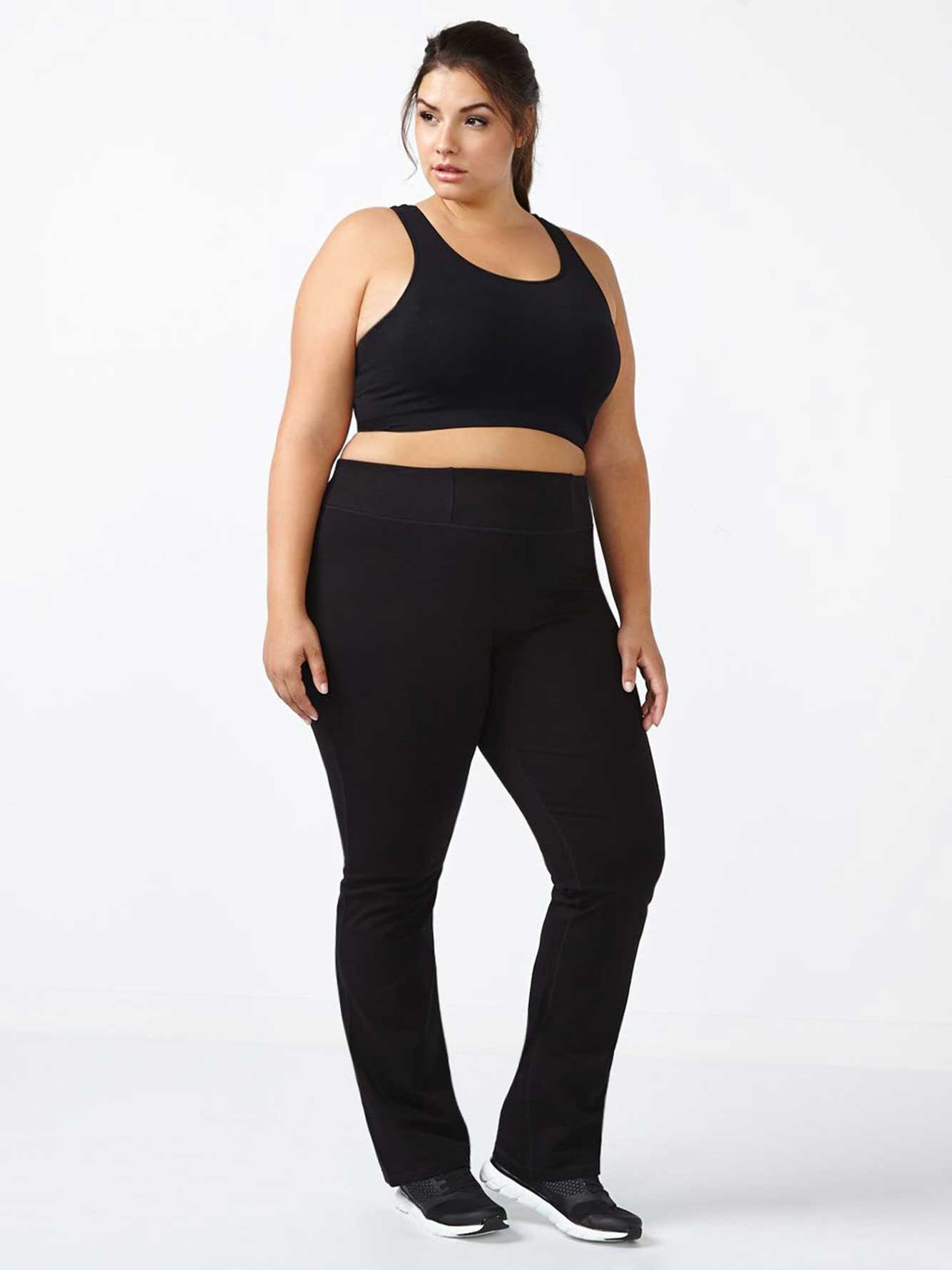 Plus size discount bootleg yoga pants