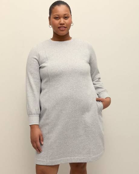 Robe-chandail à coutures princesses