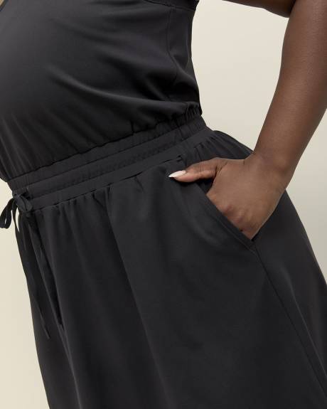 Robe sans manches à taille cintrée, tissu responsable - Active Zone