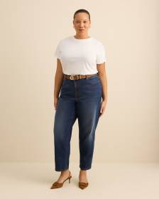 High-Rise Mom Jeans - Addition Elle