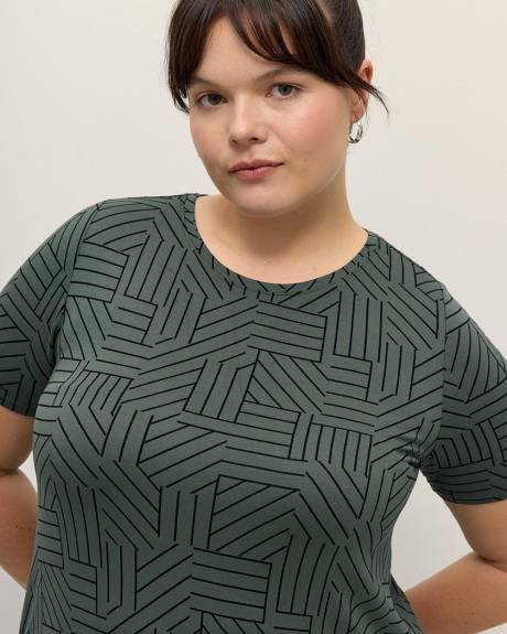 Responsible, Printed Modern-Fit Tee - Addition Elle - PENN. Essentials