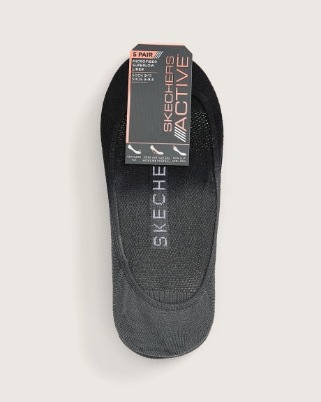 Invisible Stretch Socks, Set of 5 - Skechers