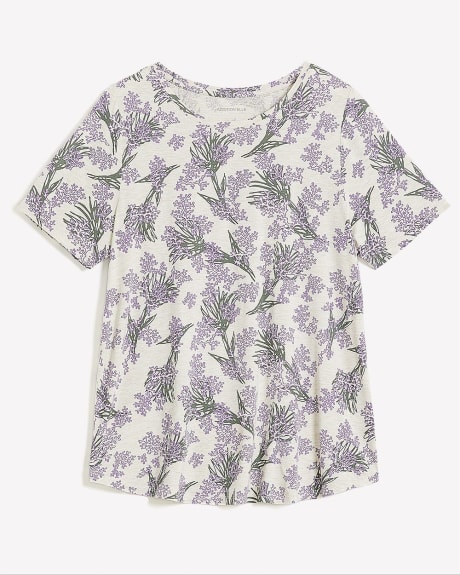 T-shirt imprimé coupe moderne, tissu responsable - Addition Elle - Essentiels PENN.