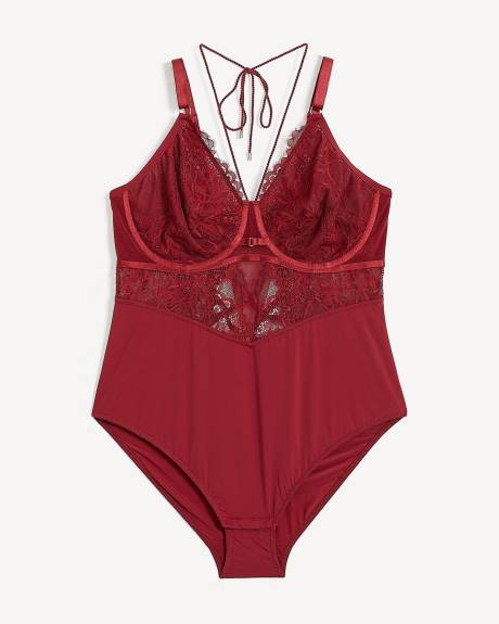 Sexy Underwire Lace Bodysuit - Déesse Collection