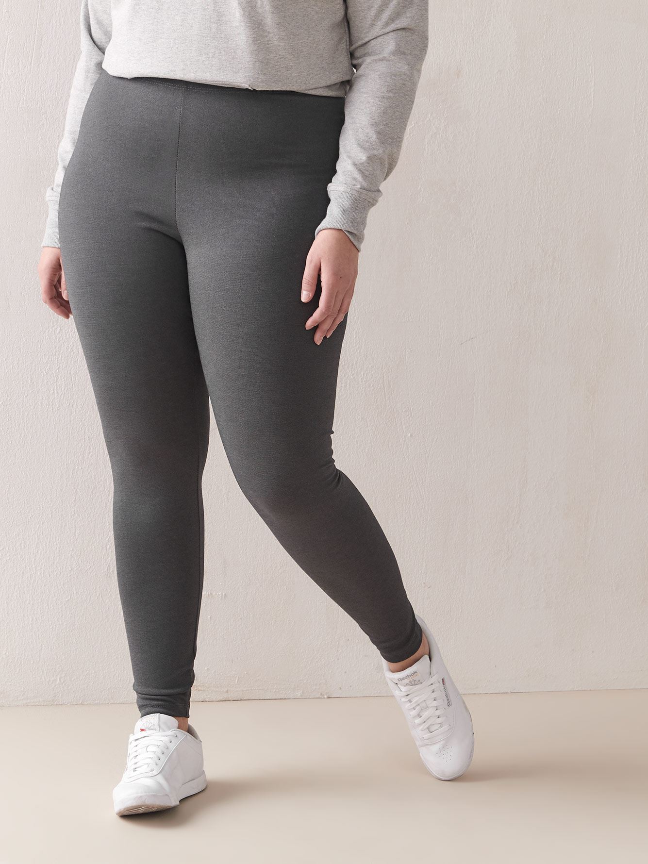 Ottoman Ribbed Leggings Addition Elle Penningtons