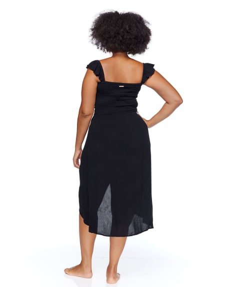 Tropica Long Cover-Up Dress - Raisins Curve