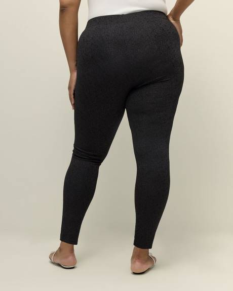 Rose Textured Fashion Legging