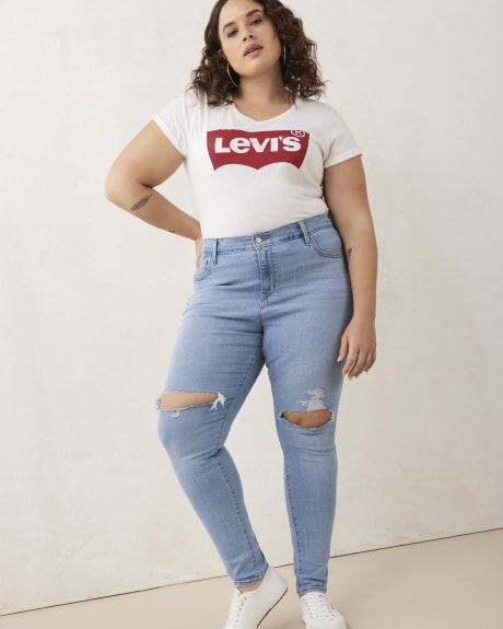 721 High-Rise Skinny-Leg Jeans, Distressed Lapis Link Plus - Levi's