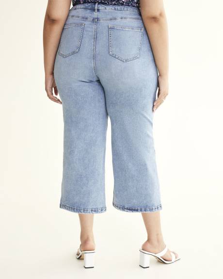 Jean écourté à jambe évasée, coupe 1948, tissu responsable - d/C JEANS