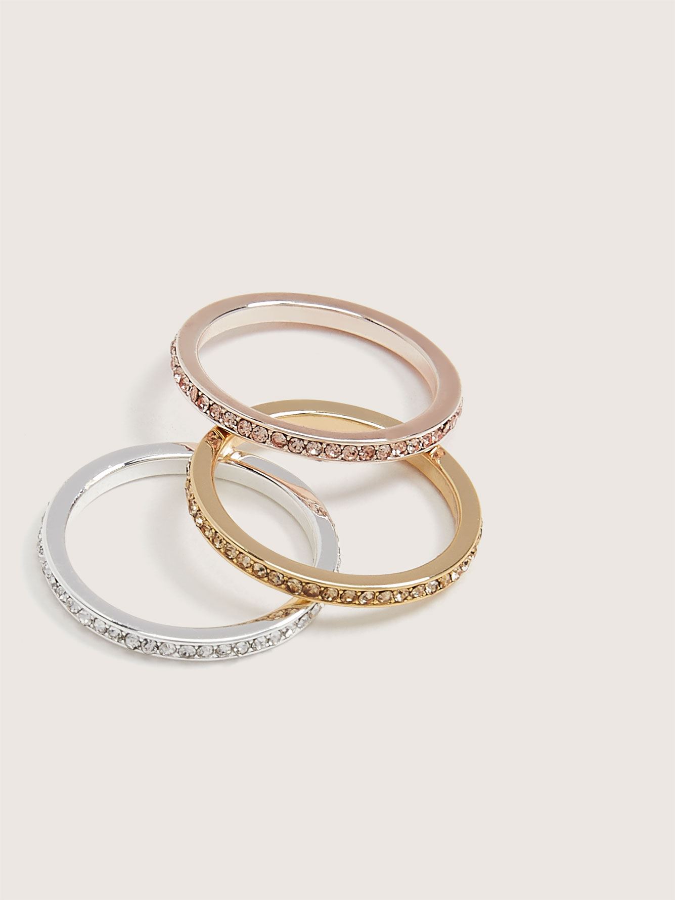 Rhinestone Rings 3 Pack Addition Elle Penningtons Rhinestone Rings 3 Pack Addition