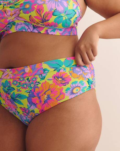 Colourful Floral High-Waisted Romy Marlee Swim Brief - Body Glove