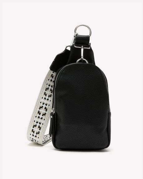 Pebble Sling Back Bag with Guitar Strap