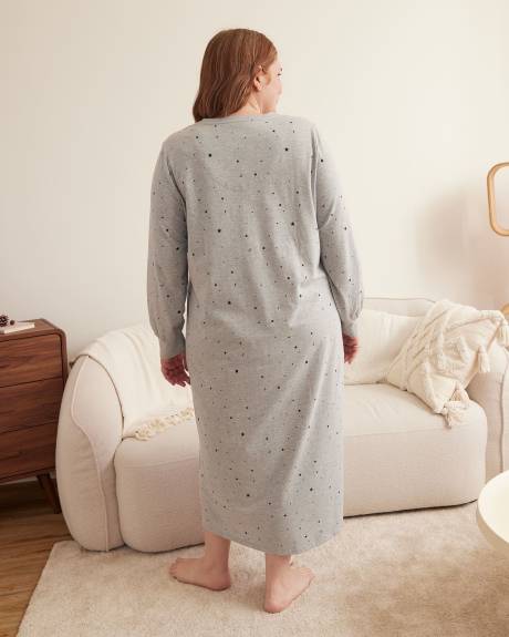 Moon & Star Long-Sleeve Long Sleepshirt - ti Voglio