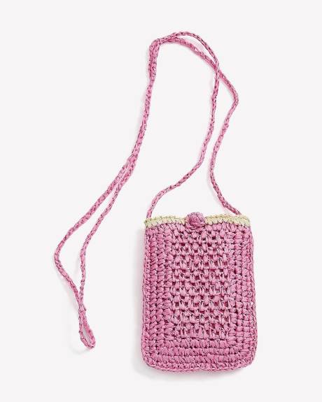 Paper Straw Cell Phone Bag