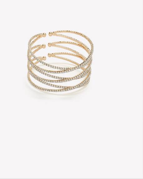 Fancy Stretch Cuff Bracelet