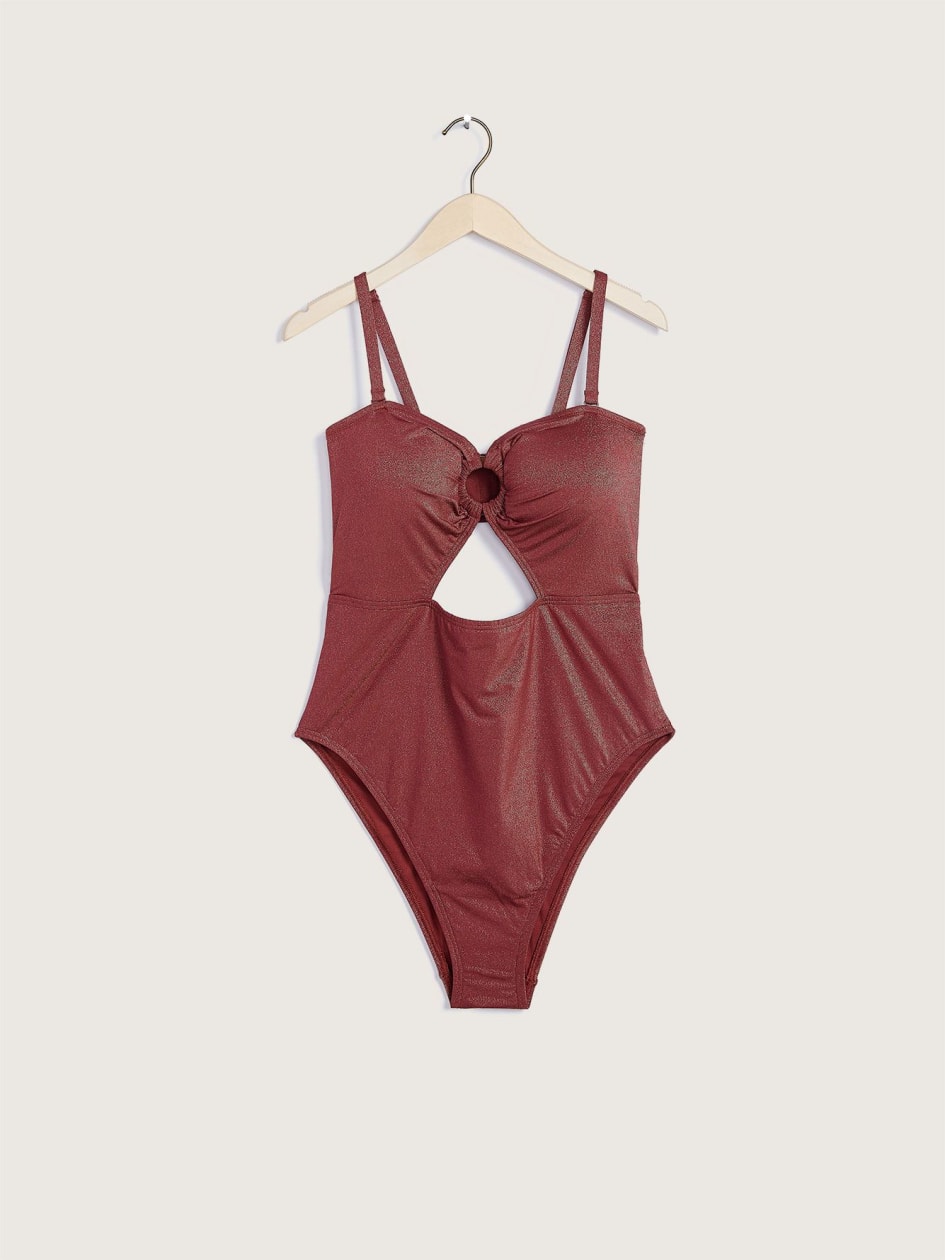 Peek-A-Boo One-Piece Swimsuit - Addition Elle | Penningtons