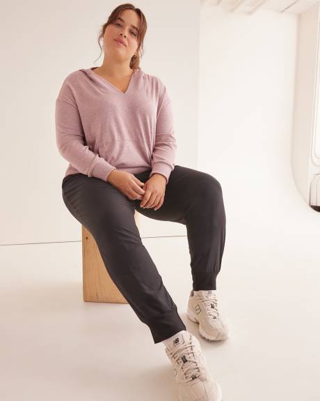 Long Sleeve V-Neck Hoodie - Active Zone