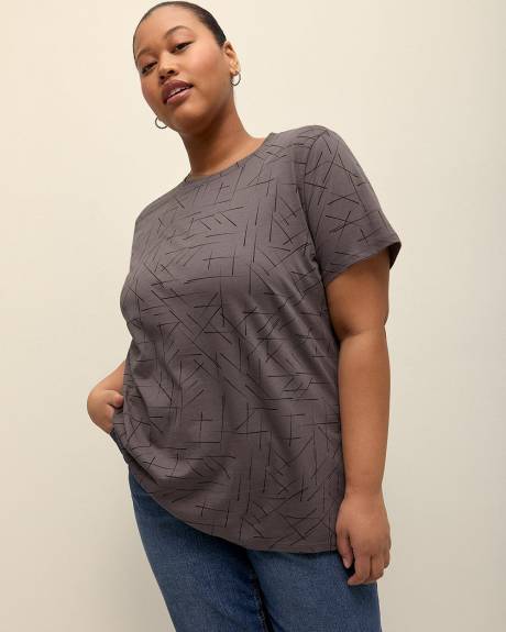 Boyfriend-Fit Short-Sleeve T-Shirt - PENN. Essentials