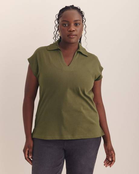 Extended Sleeves Polo - Addition Elle