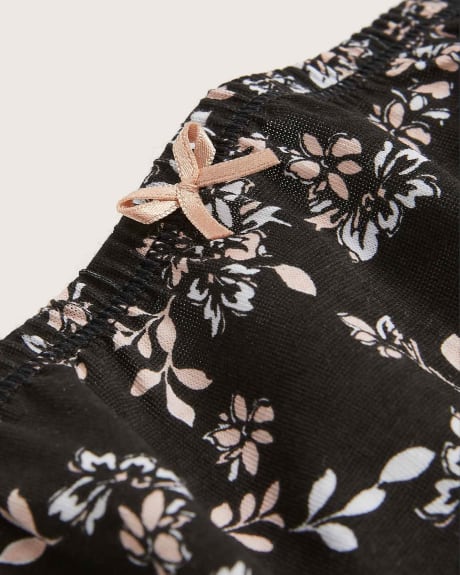 Culotte tanga imprimée en coton jersey - tiVOGLIO