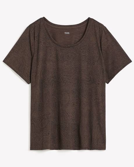 Curvy-Fit Short-Sleeve Tee - PENN. Essentials