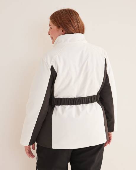 Responsible, Black & White Snow Jacket - Active Zone