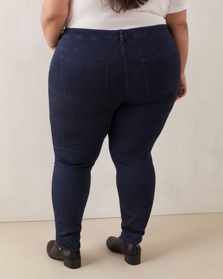Pantalon en denim extensible, effet délavé - d/C Jeans