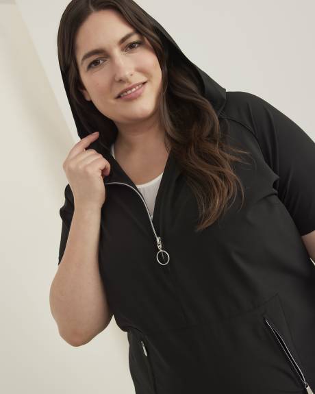 Robe à capuchon extensible, tissu responsable - ActiveZone