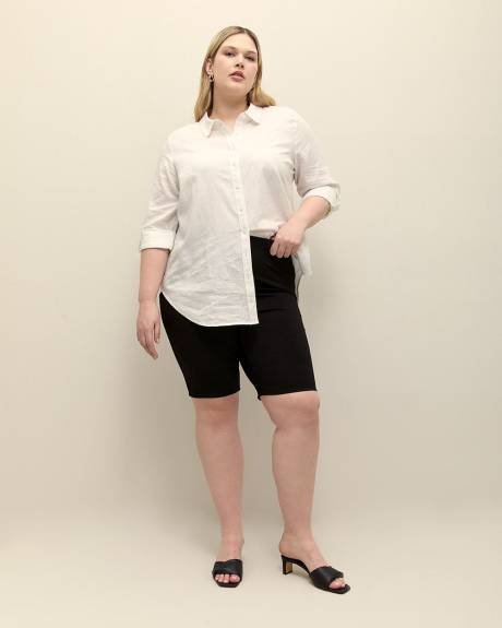 Fashion Textured Ribbed Bike Shorts - PENN. Essentials